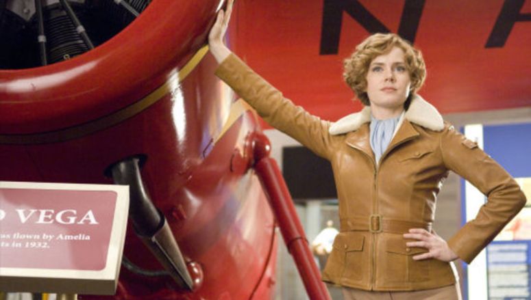 Amy Adams is famed aviatrix Amelia Earhart.  Ph: Doane Gregory